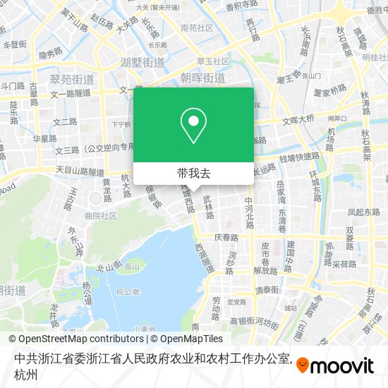 中共浙江省委浙江省人民政府农业和农村工作办公室地图
