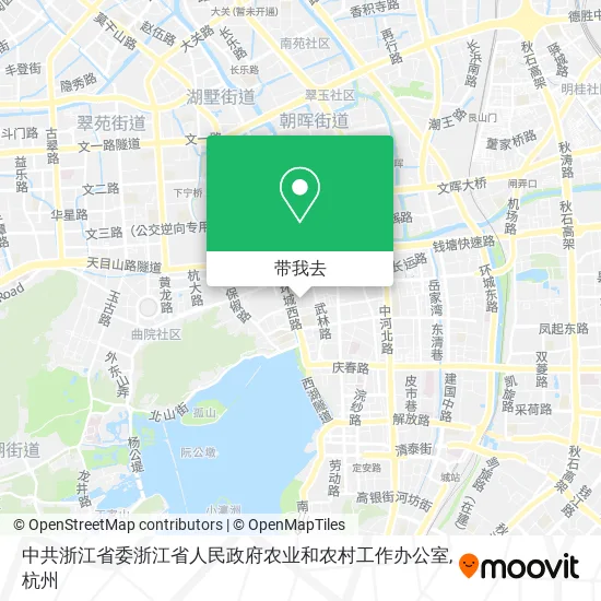 中共浙江省委浙江省人民政府农业和农村工作办公室地图
