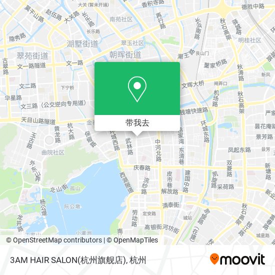 3AM HAIR SALON(杭州旗舰店)地图