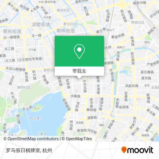 罗马假日棋牌室地图