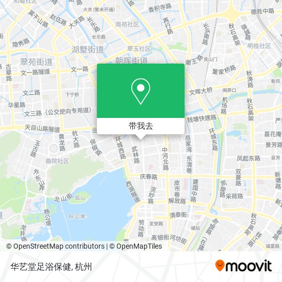 华艺堂足浴保健地图