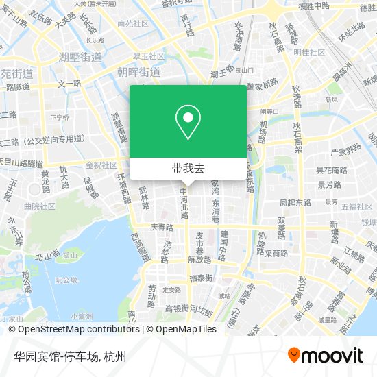 华园宾馆-停车场地图