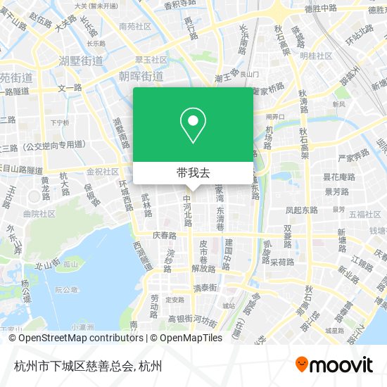 杭州市下城区慈善总会地图