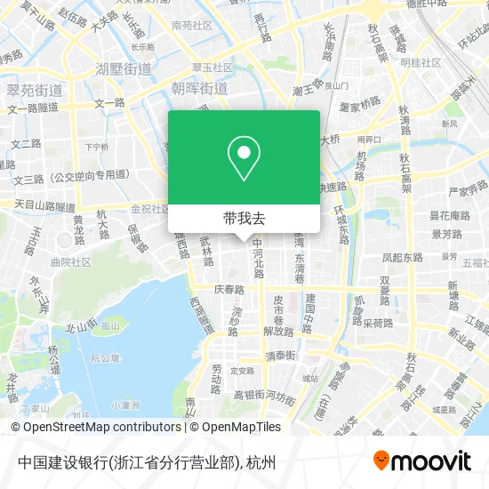 中国建设银行(浙江省分行营业部)地图