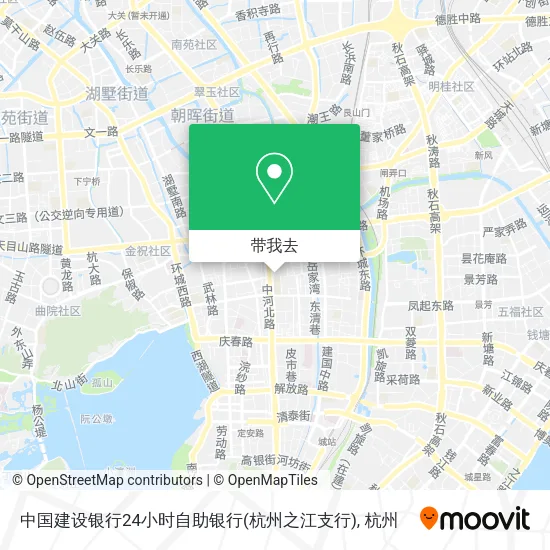 中国建设银行24小时自助银行(杭州之江支行)地图