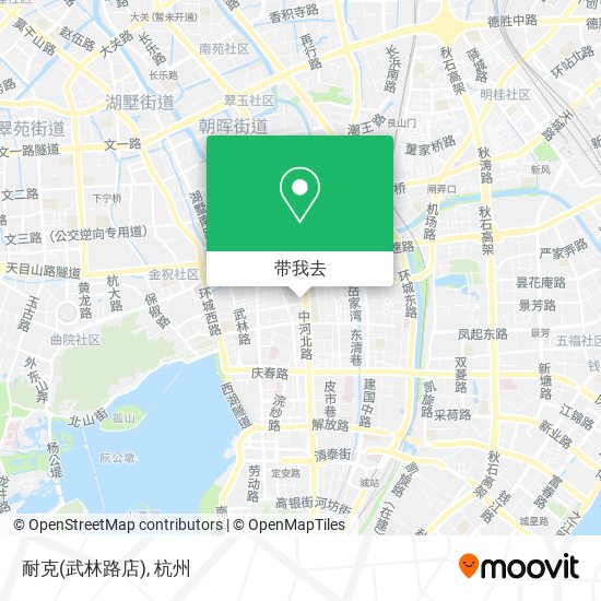 耐克(武林路店)地图