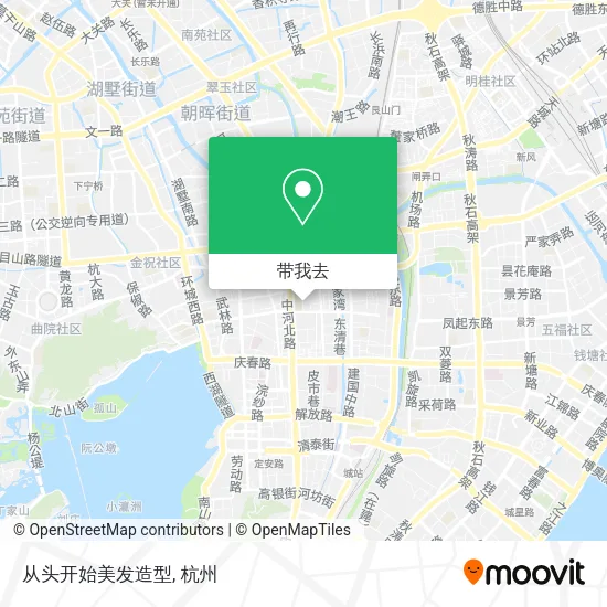 从头开始美发造型地图