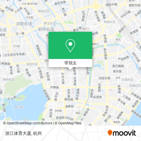 浙江体育大厦地图