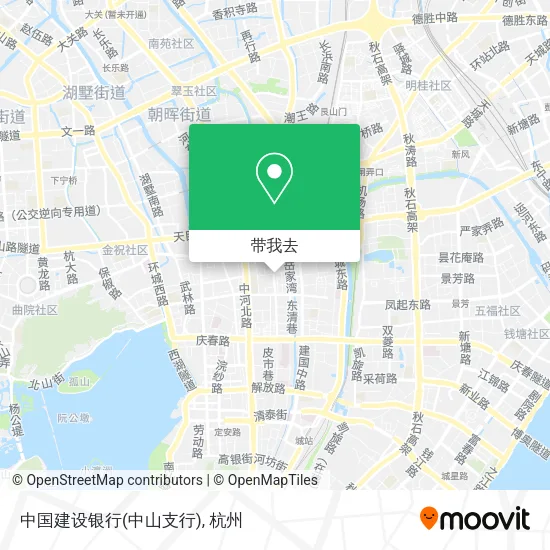 中国建设银行(中山支行)地图