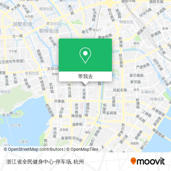 浙江省全民健身中心-停车场地图