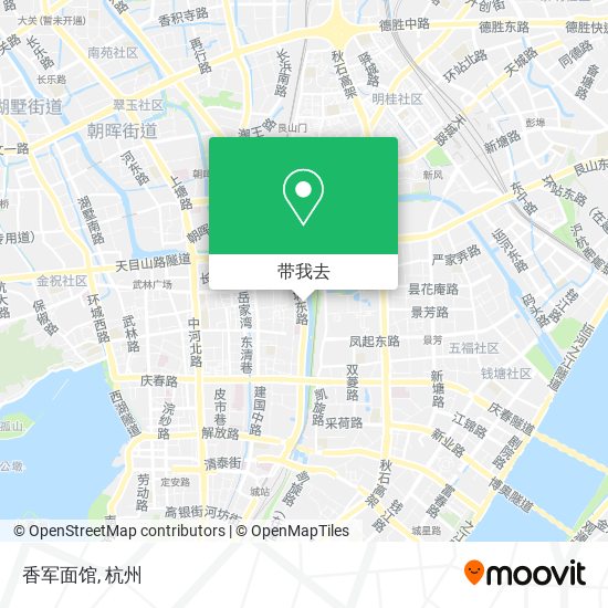 香军面馆地图