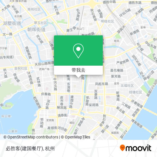 必胜客(建国餐厅)地图