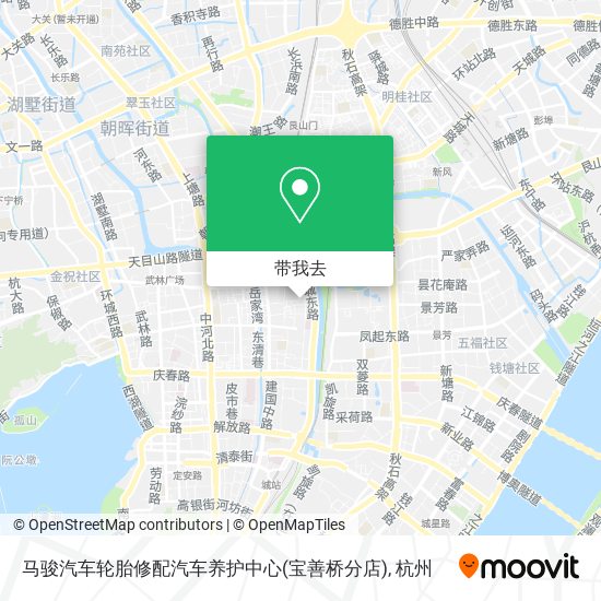 马骏汽车轮胎修配汽车养护中心(宝善桥分店)地图