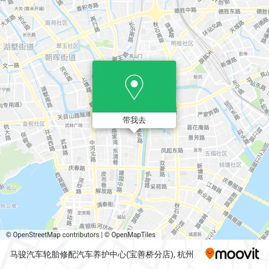 马骏汽车轮胎修配汽车养护中心(宝善桥分店)地图