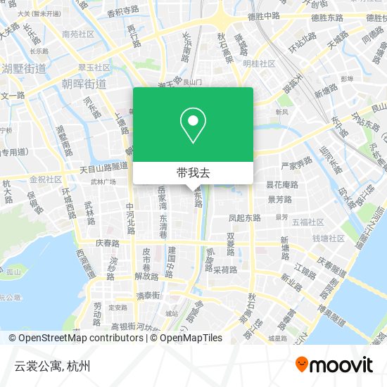 云裳公寓地图