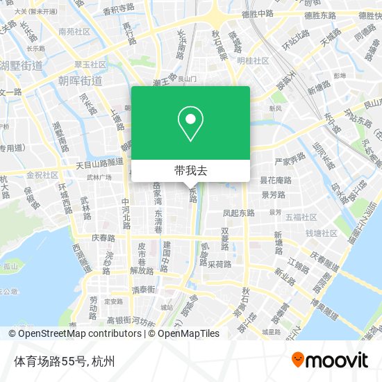体育场路55号地图