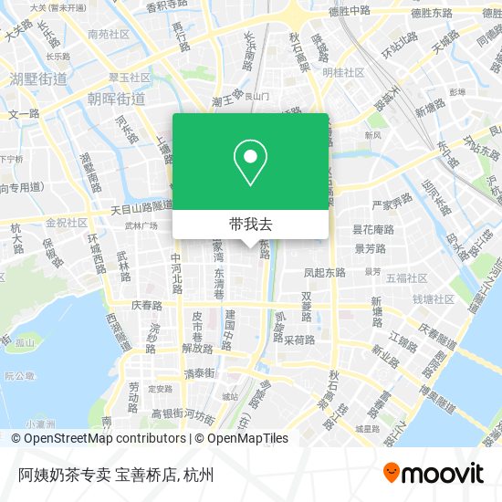 阿姨奶茶专卖 宝善桥店地图