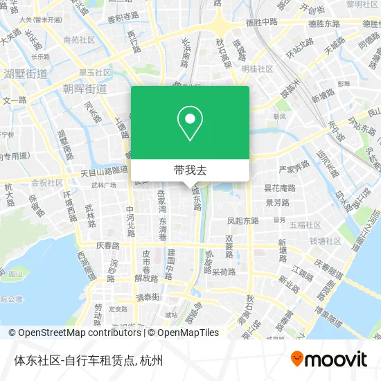 体东社区-自行车租赁点地图