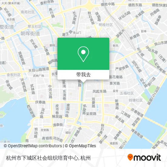 杭州市下城区社会组织培育中心地图