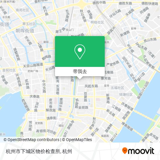 杭州市下城区物价检查所地图