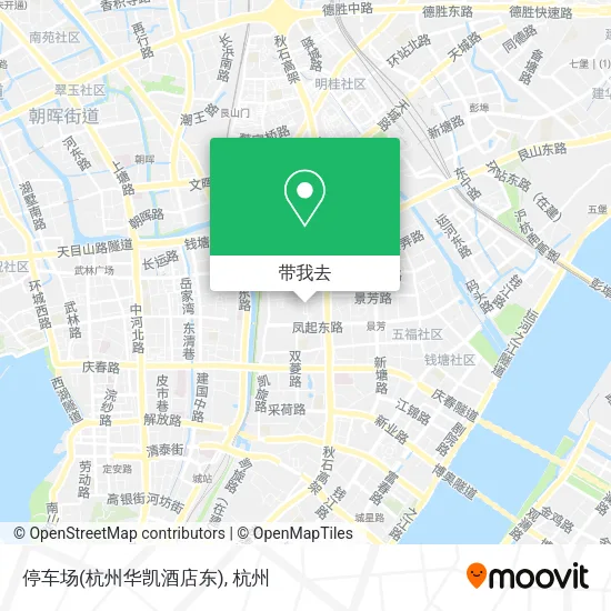 停车场(杭州华凯酒店东)地图