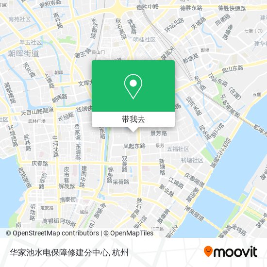 华家池水电保障修建分中心地图