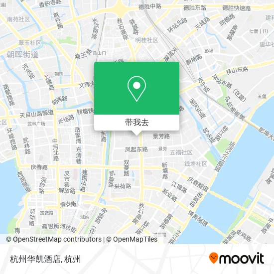 杭州华凯酒店地图