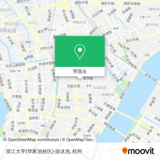 浙江大学(华家池校区)-游泳池地图