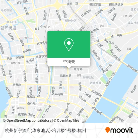 杭州新宇酒店(华家池店)-培训楼1号楼地图