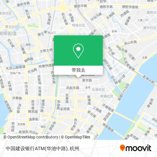 中国建设银行ATM(华池中路)地图