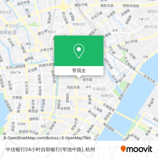 中信银行24小时自助银行(华池中路)地图