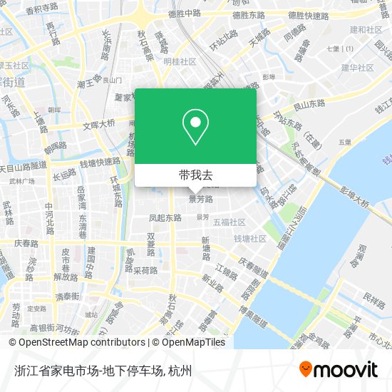 浙江省家电市场-地下停车场地图