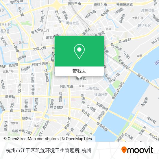 杭州市江干区凯旋环境卫生管理所地图