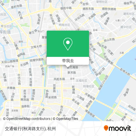交通银行(秋涛路支行)地图
