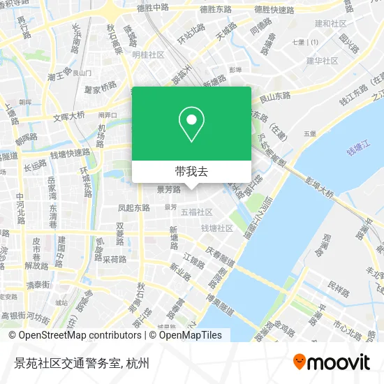 景苑社区交通警务室地图
