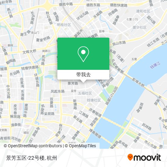 景芳五区-22号楼地图