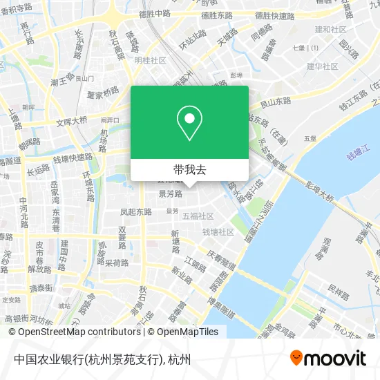 中国农业银行(杭州景苑支行)地图