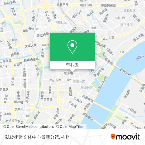 凯旋街道文体中心景新分馆地图