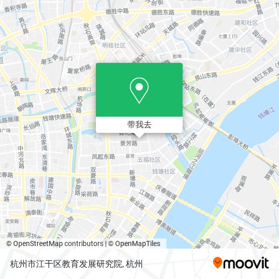 杭州市江干区教育发展研究院地图