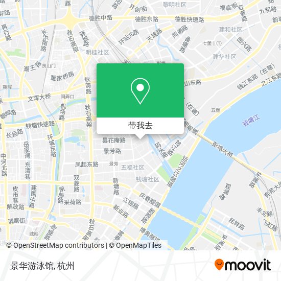 景华游泳馆地图