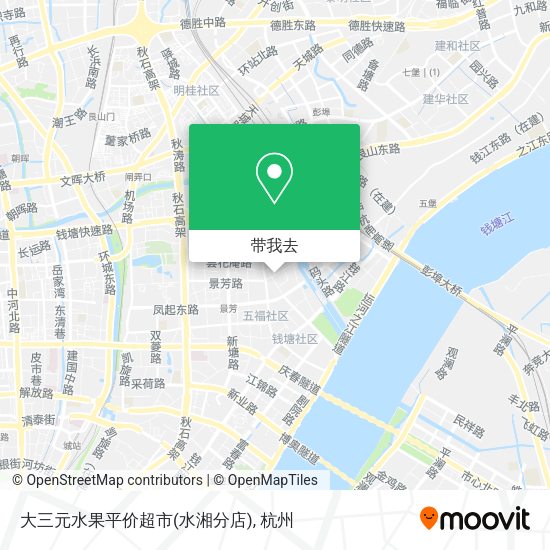 大三元水果平价超市(水湘分店)地图