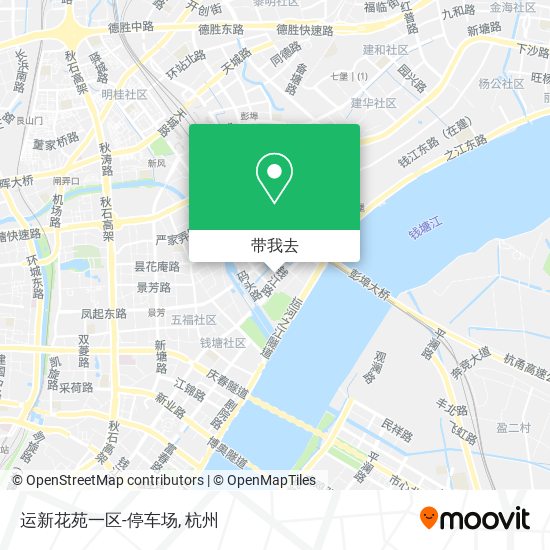 运新花苑一区-停车场地图
