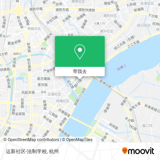 运新社区-法制学校地图