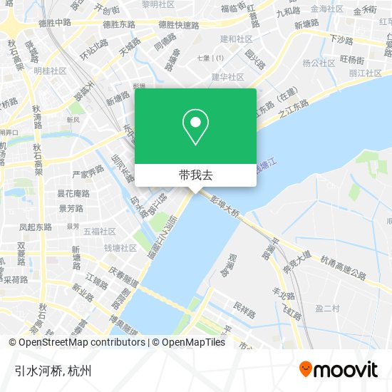 引水河桥地图