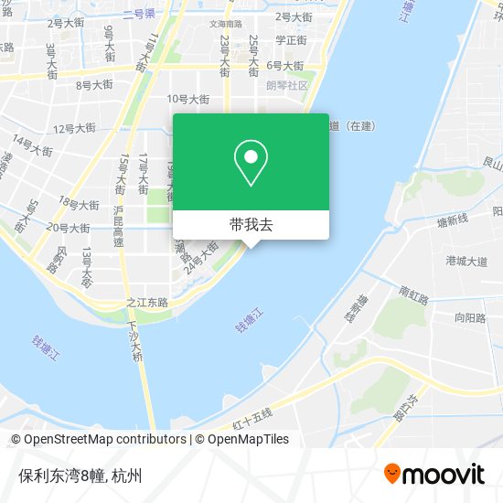 保利东湾8幢地图