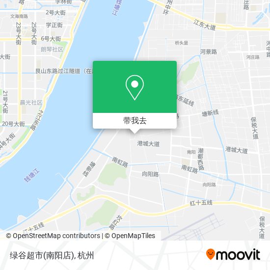绿谷超市(南阳店)地图