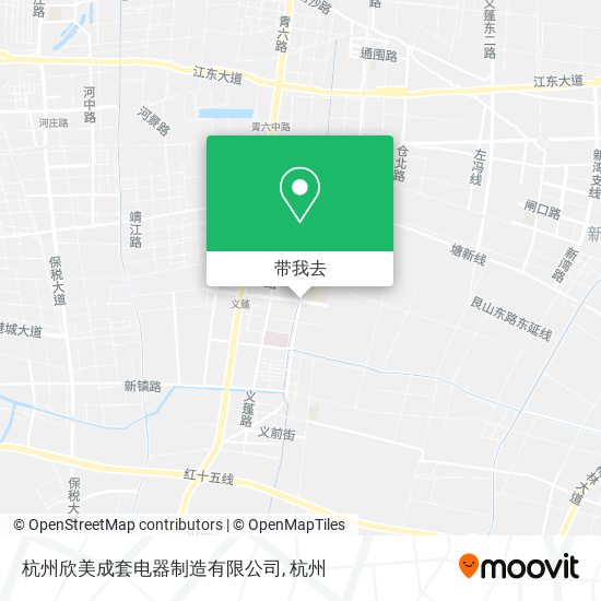 杭州欣美成套电器制造有限公司地图