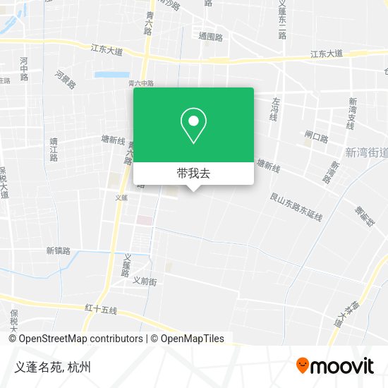 义蓬名苑地图