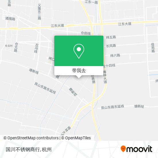 国川不锈钢商行地图