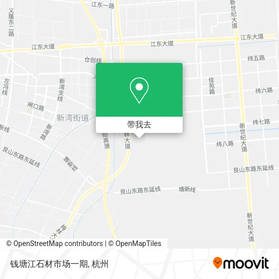 钱塘江石材市场一期地图